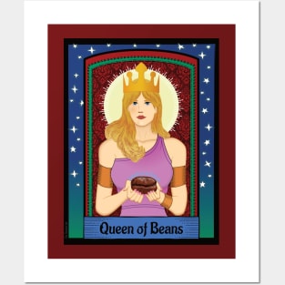 Queen of Beans Tarot Card Posters and Art